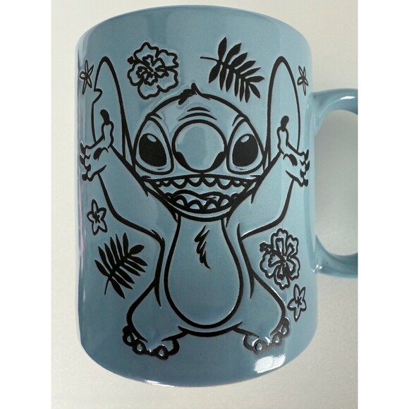 Disney Stitch Embossed Coffee Mug Lilo and Stitch Large - Picture 3 of 6